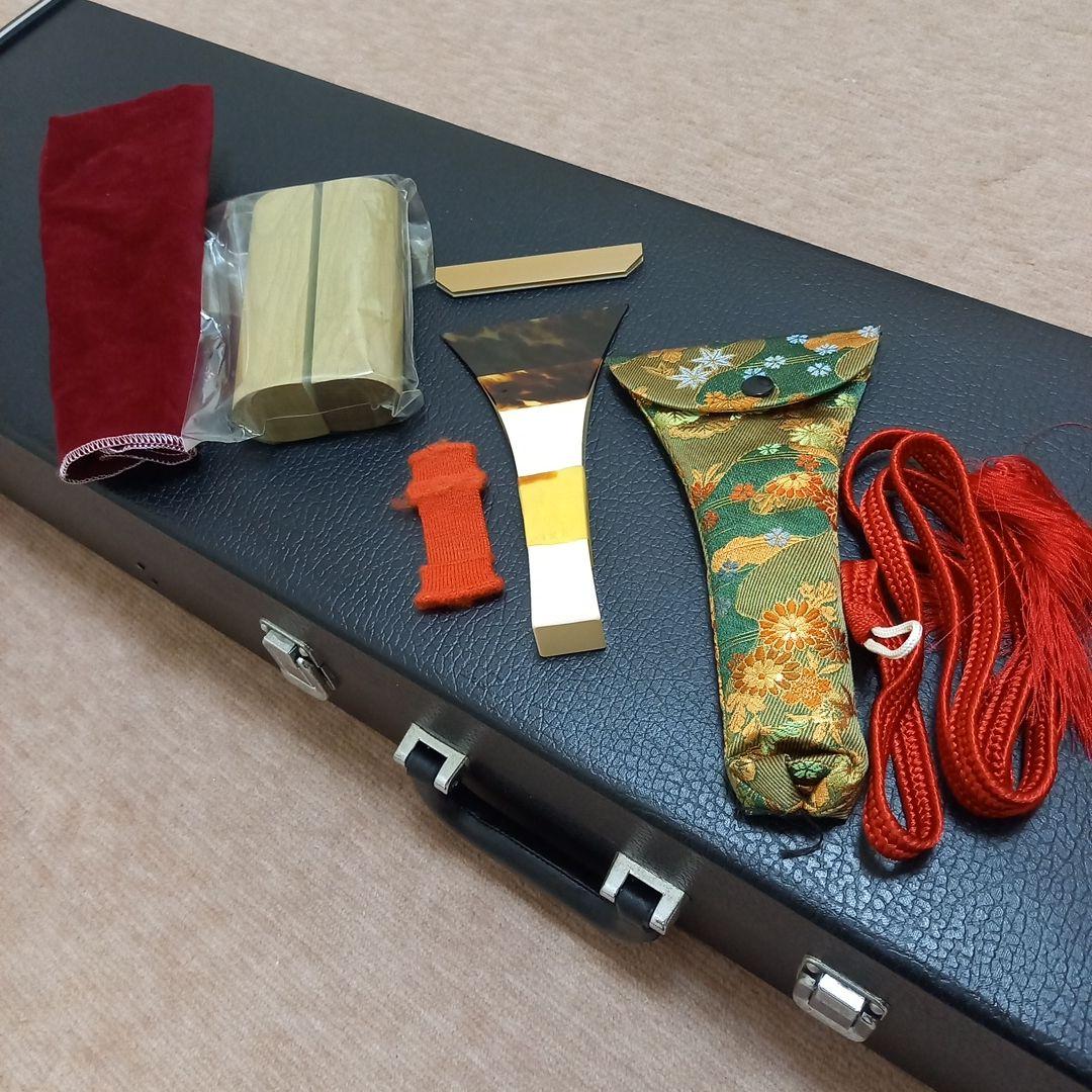 津軽三味線 　バチ ハードケース付属セット