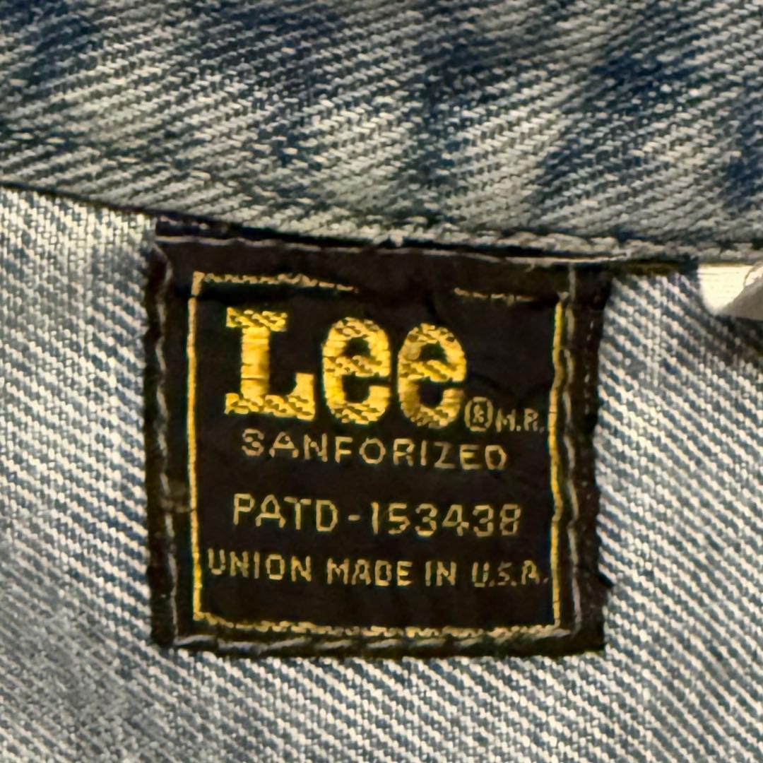 70s LEE 101-J VINTAGE DENIM JACKET 大きめ