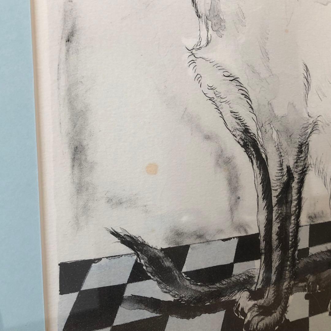 小澤清人 おざわきよんど ビー玉と猫 版画（9/100） 54×40㎝ - メルカリ