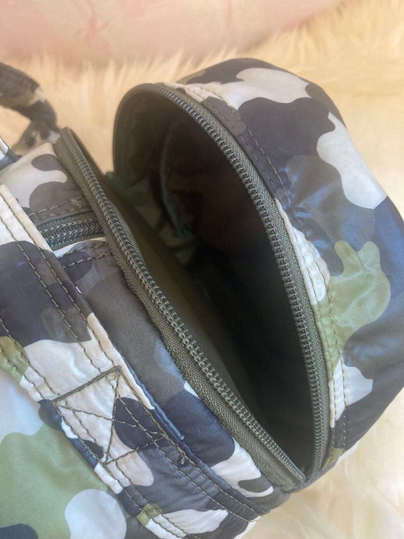 希少】正規品 パーリーゲイツ カートバッグ 迷彩 ラウンドバック 円柱