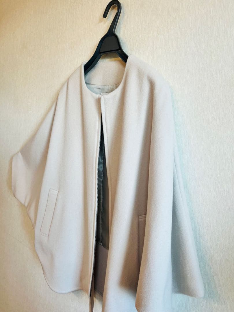 ウールポンチョコート