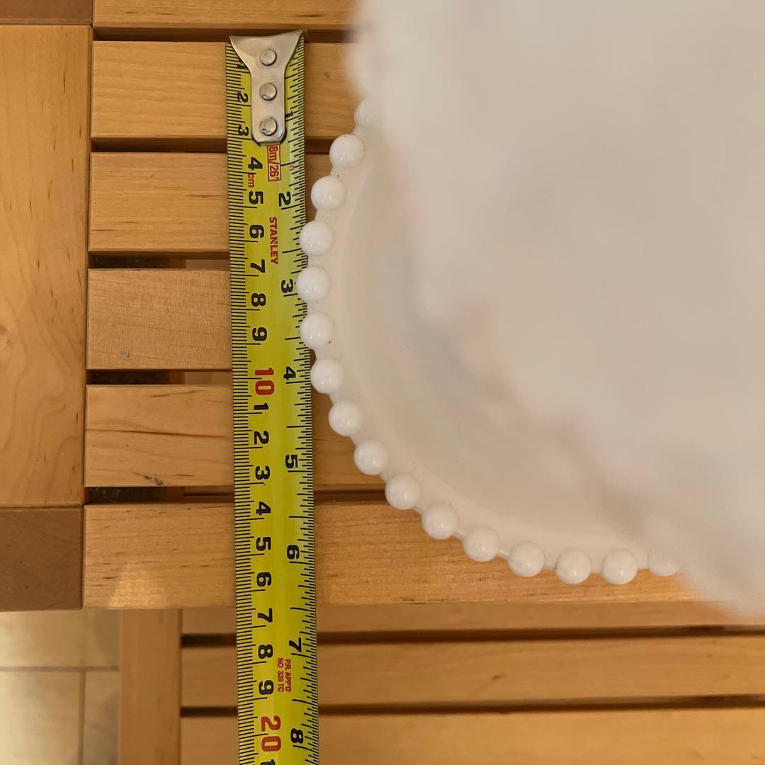 ビンテージランプ　ミルクガラス　ホブネイル　ゴールド