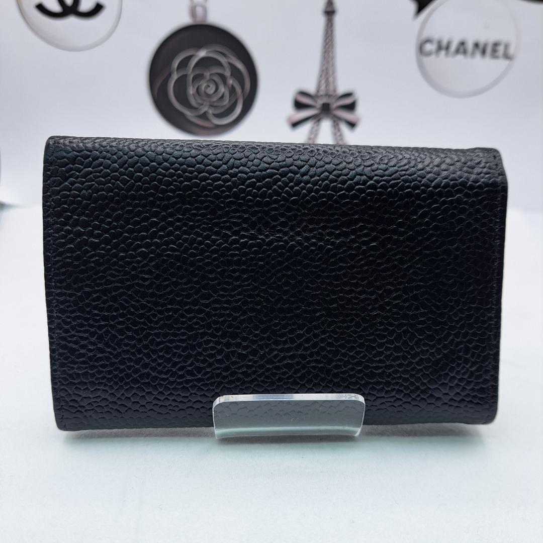 CHANEL　デカココ　キーケース　ブラック　財布