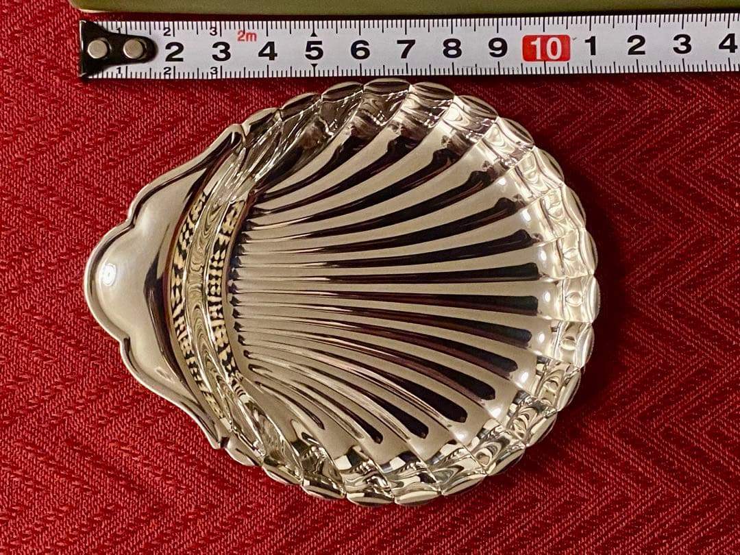 【未使用品並極美品☆レアアイテム☆】クリストフル コキーユ ミニプレート ペア