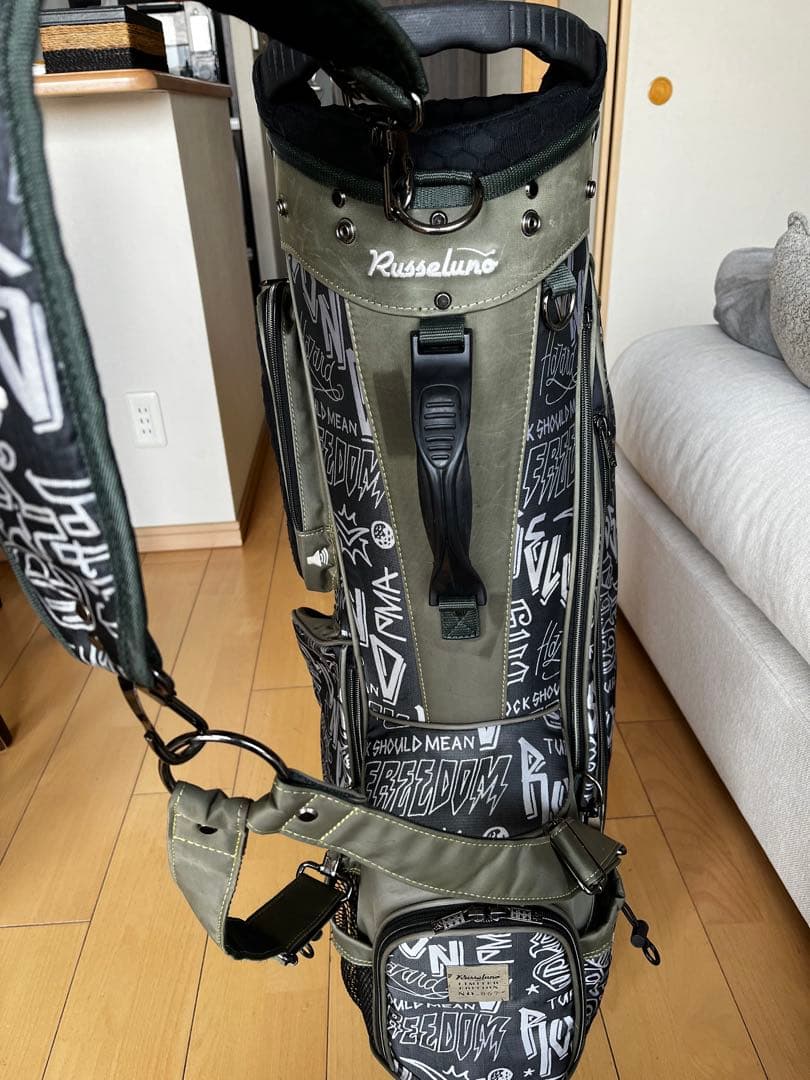 専用　限定品　良品ラッセルノRusseluno スタンド型キャディバッグ　バック