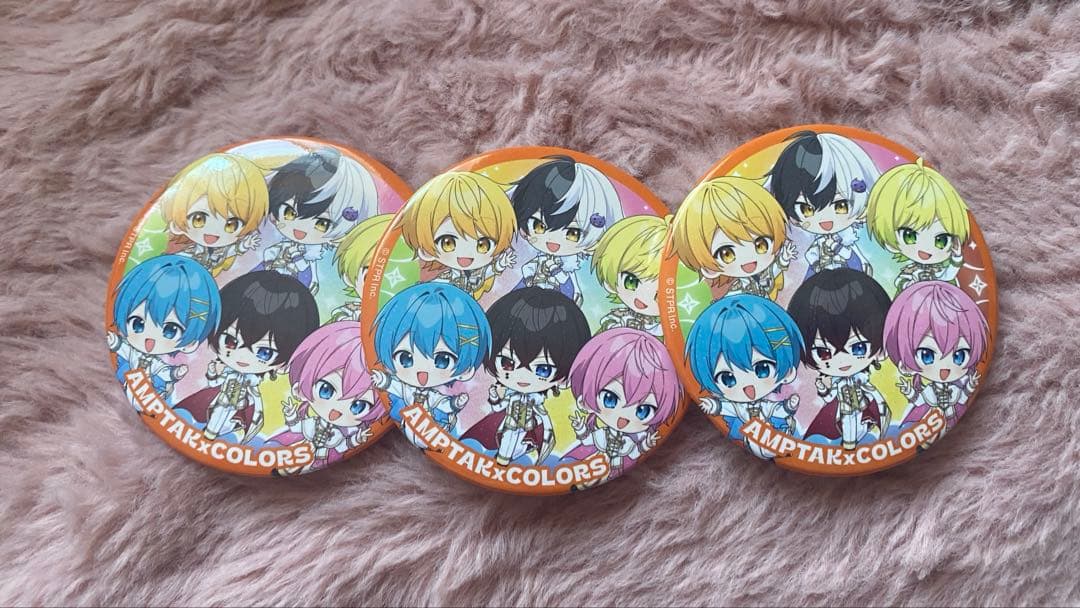 すとふぇす AMPTAK×COLORS 缶バッジ - メルカリ