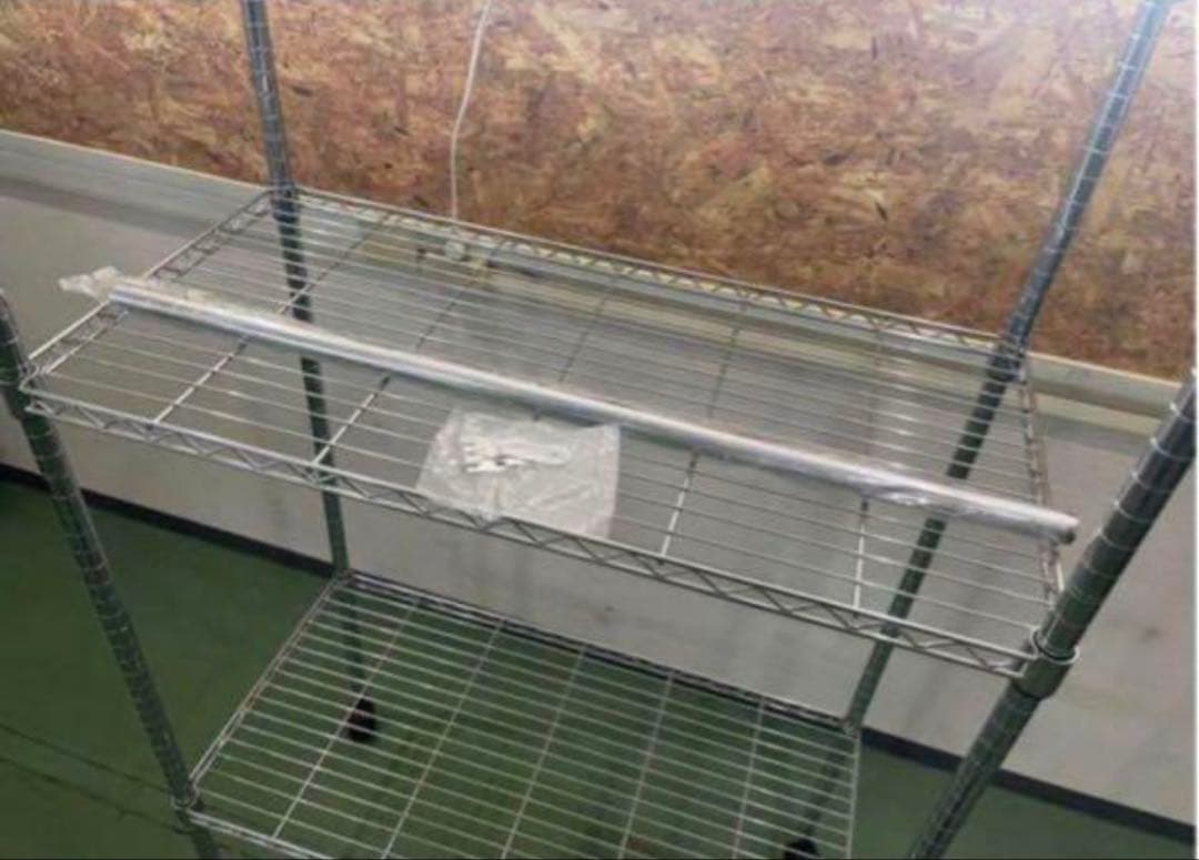 2未商品　メタルラック ワードローブ ハンガーラック　2点セット