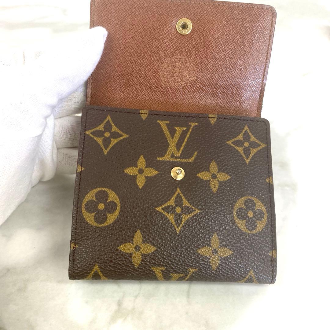#ルイヴィトン モノグラムのお財布　ユニセックス　Wホック