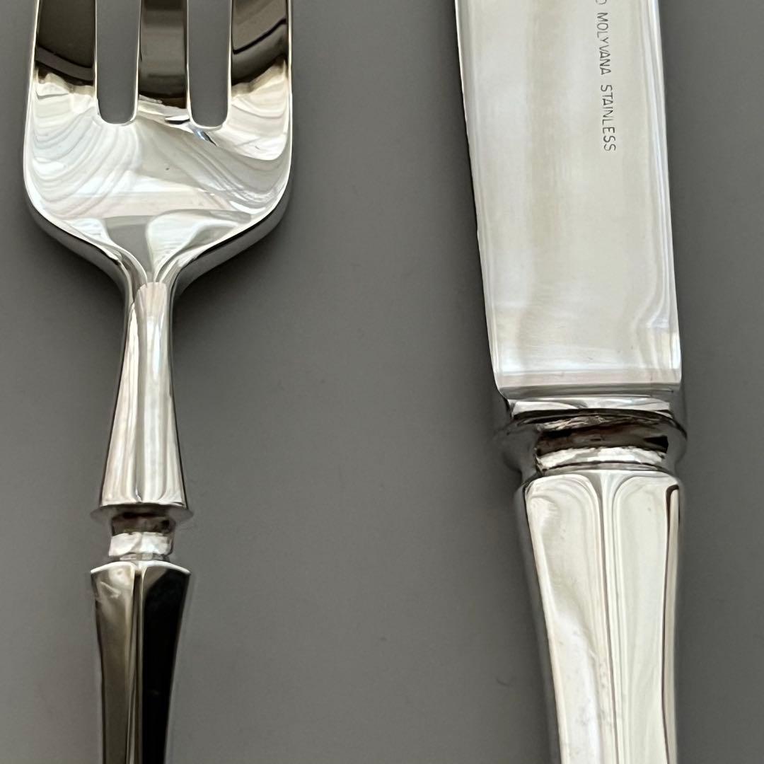 未使用品 ラッキーウッド エデン廃盤品 ディナーカトラリーセット 40μ