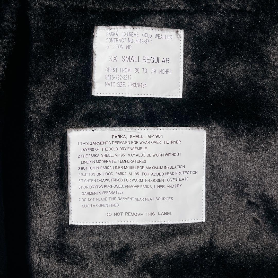 Houston ヒューストン モッズコート ライナー ブラック Ｍ