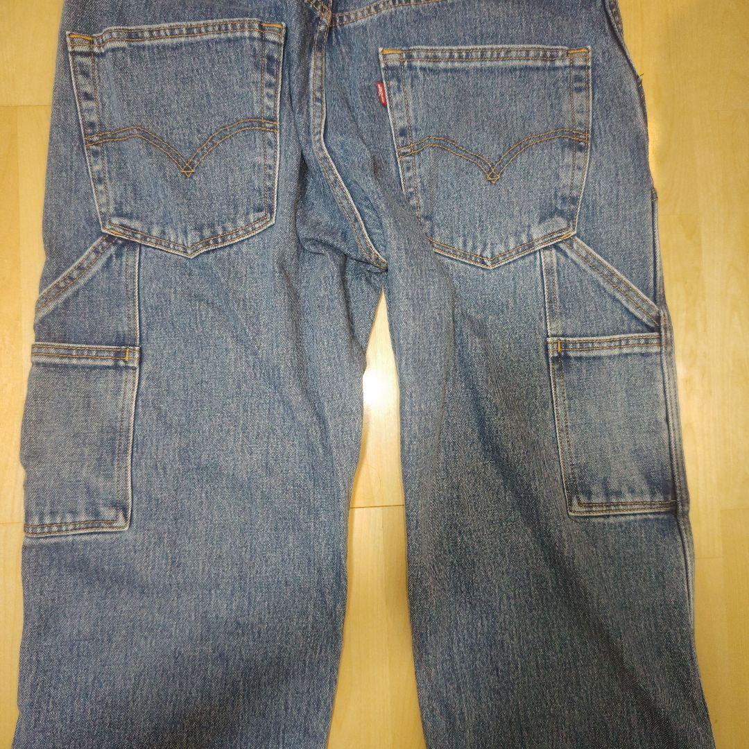 美品 LEVI'S Lot565 ワークパンツ W32L30 ダブルニー