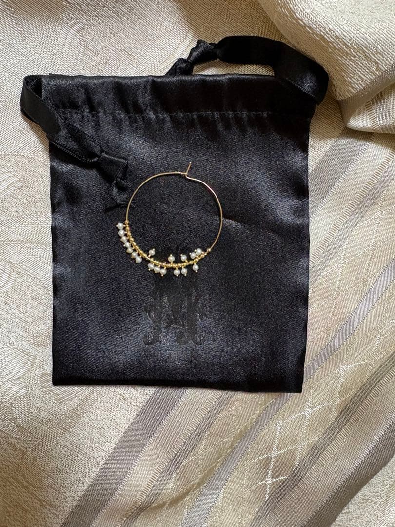 MIZUKI k14パール　ピアス検索ペンダントsamulo アガット　アーカー