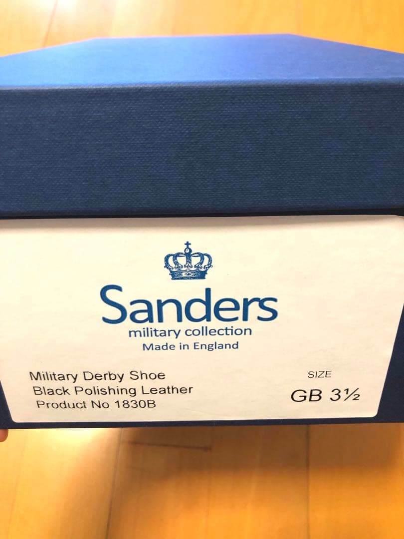 靴 Sanders/1830 Military Derby Shoe