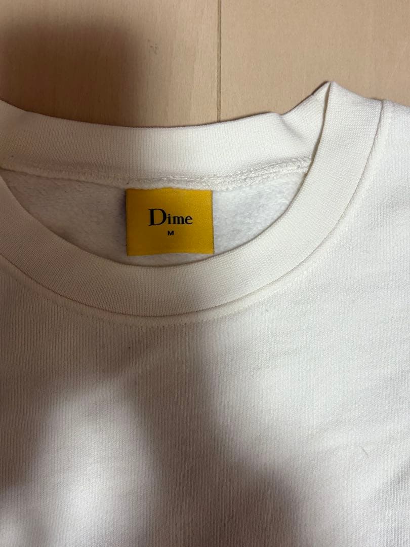 正規品Dime Dime ホワイト トレーナー M 白 Tシャツ DIME 白