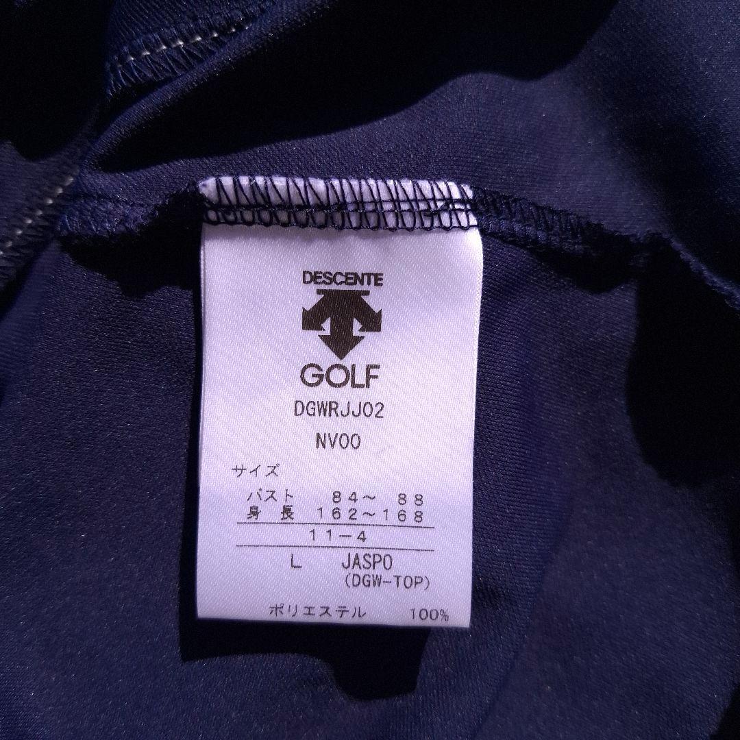 【デサントゴルフ】人気立体ロゴ×プリーツデザイン ゴルフワンピースL