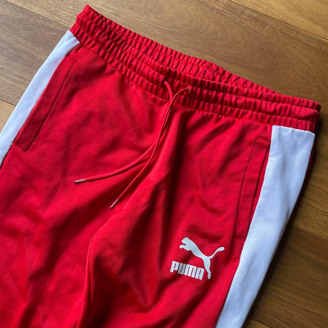 PUMA T7ICONIC セットアップ レッド 赤 トラックジャケット パンツ