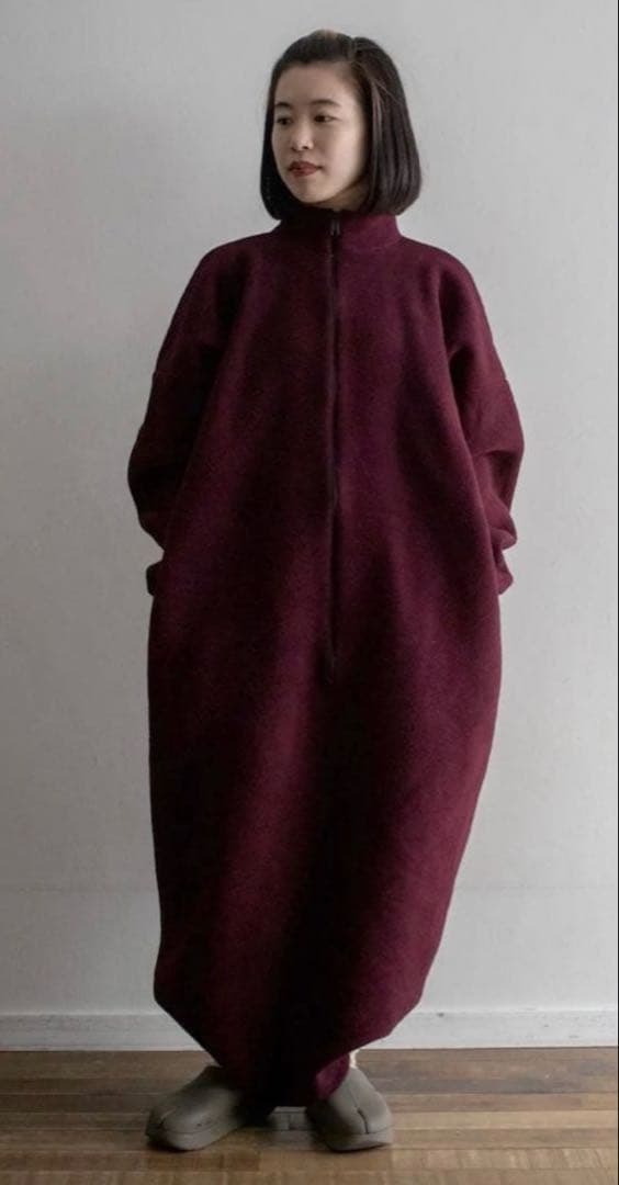 90s 00s モモンガフリース オールインワン 水色　 itimi