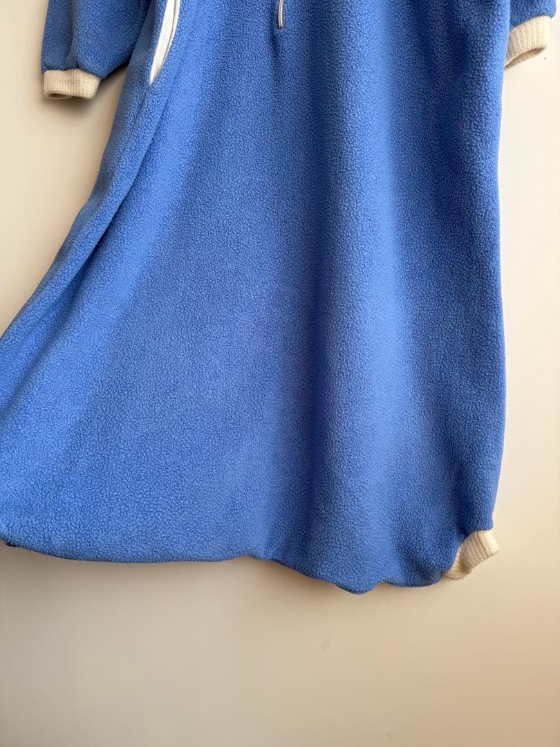 90s 00s モモンガフリース オールインワン 水色　 itimi