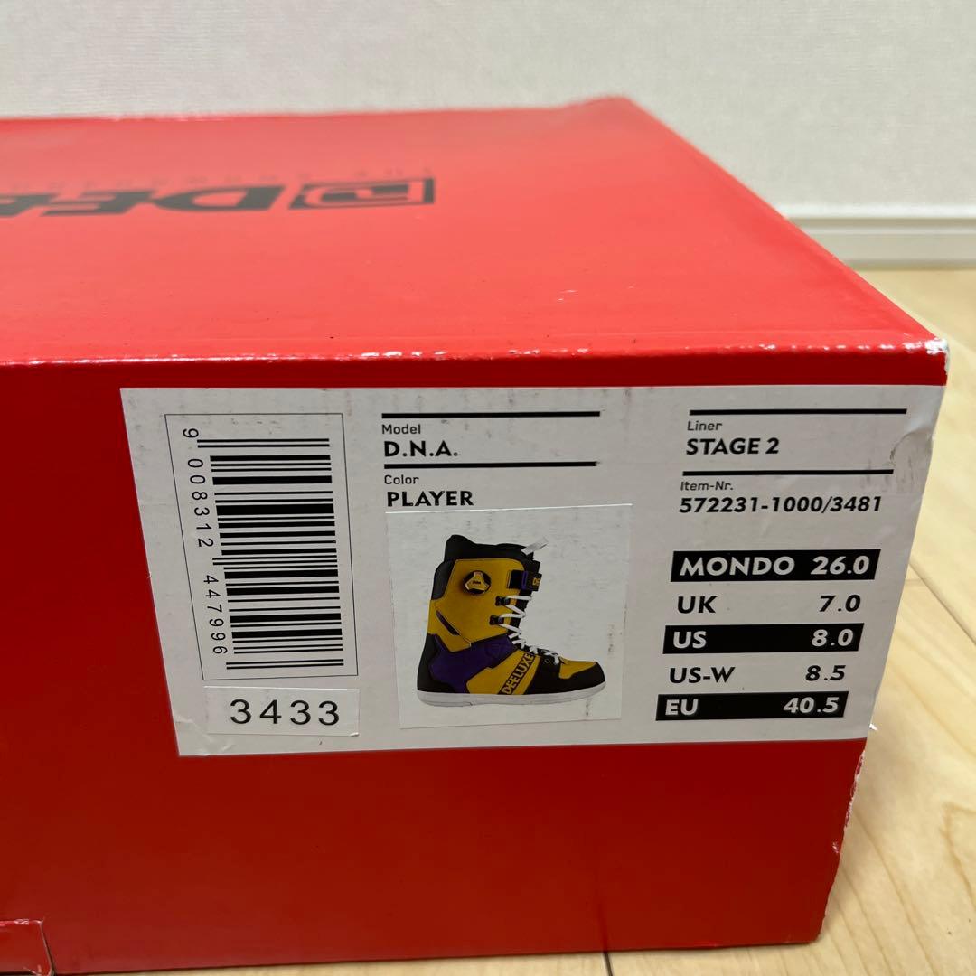 【即日発送】DEELUXE スノボブーツD.N.A. 26cm 22-23モデル