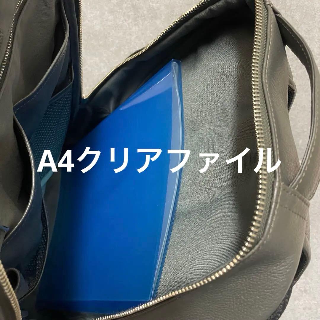 【美品】 ビジネスレザーファクトリー スリムバックパック 牛本革 A4 オリーブ