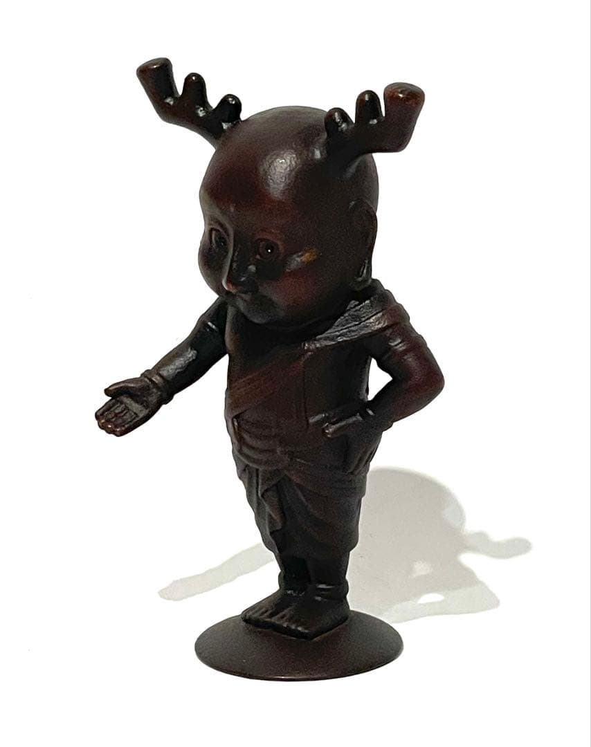 藪内佐斗司 小鹿坊 ブロンズ像 銅像 315/1300 平城遷都1300年