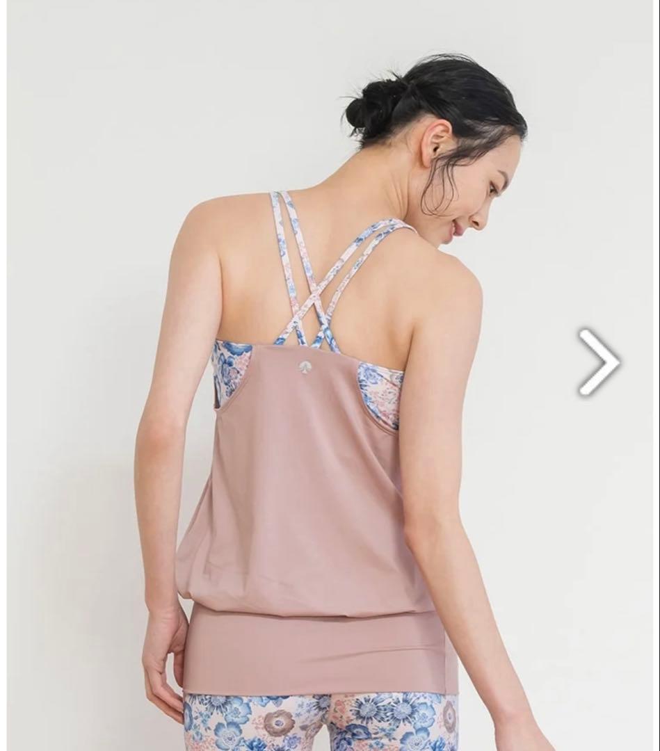 【SUKALA】エンブロイダリープリントカバーキャミソール　& レギンス