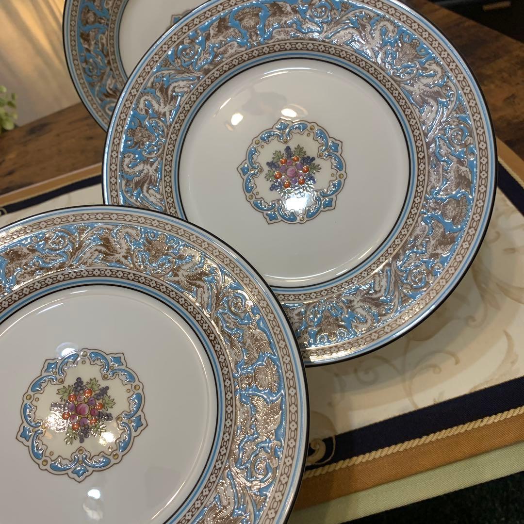 未使用ウェッジウッド フロレンティーン　ターコイズ　カップ＆ソーサー　プレート