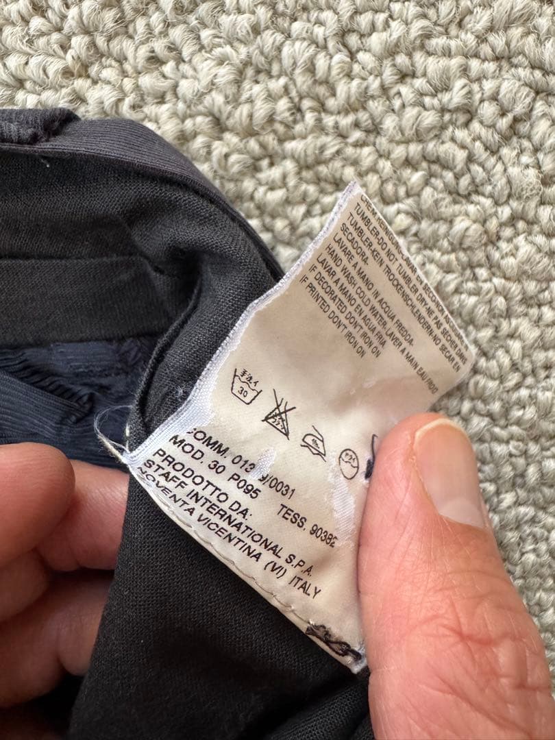 本人期 03SS Martin Margiela 墨黒 ナス紺 フェード - メルカリ