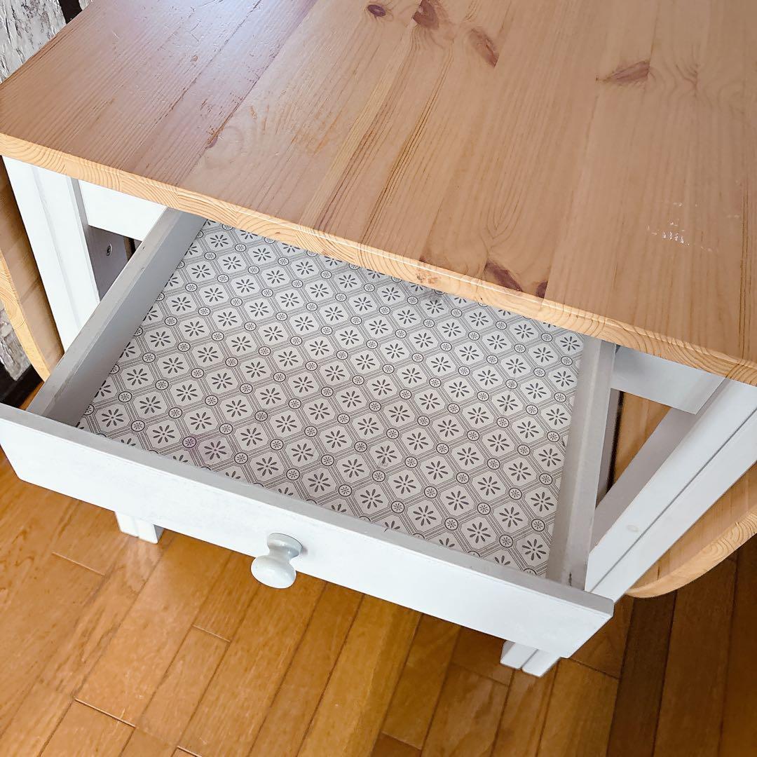 くめこ様リクエスト品】IKEA GAMLEBY ゲートレッグテーブル 伸縮式