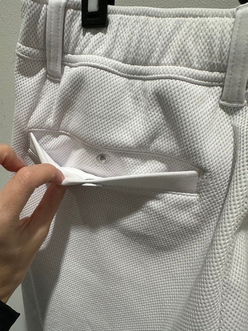 SY32ゴルフ⛳️ダブルラッセルホワイトボトム　メンズ サイズL