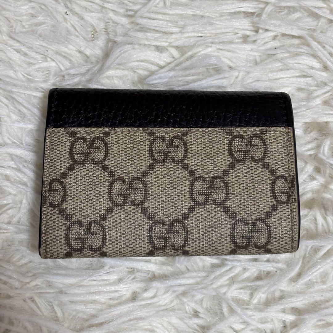 GUCCI グッチ GGマーモント 6連キーケース レザー 黒 箱 保存袋付