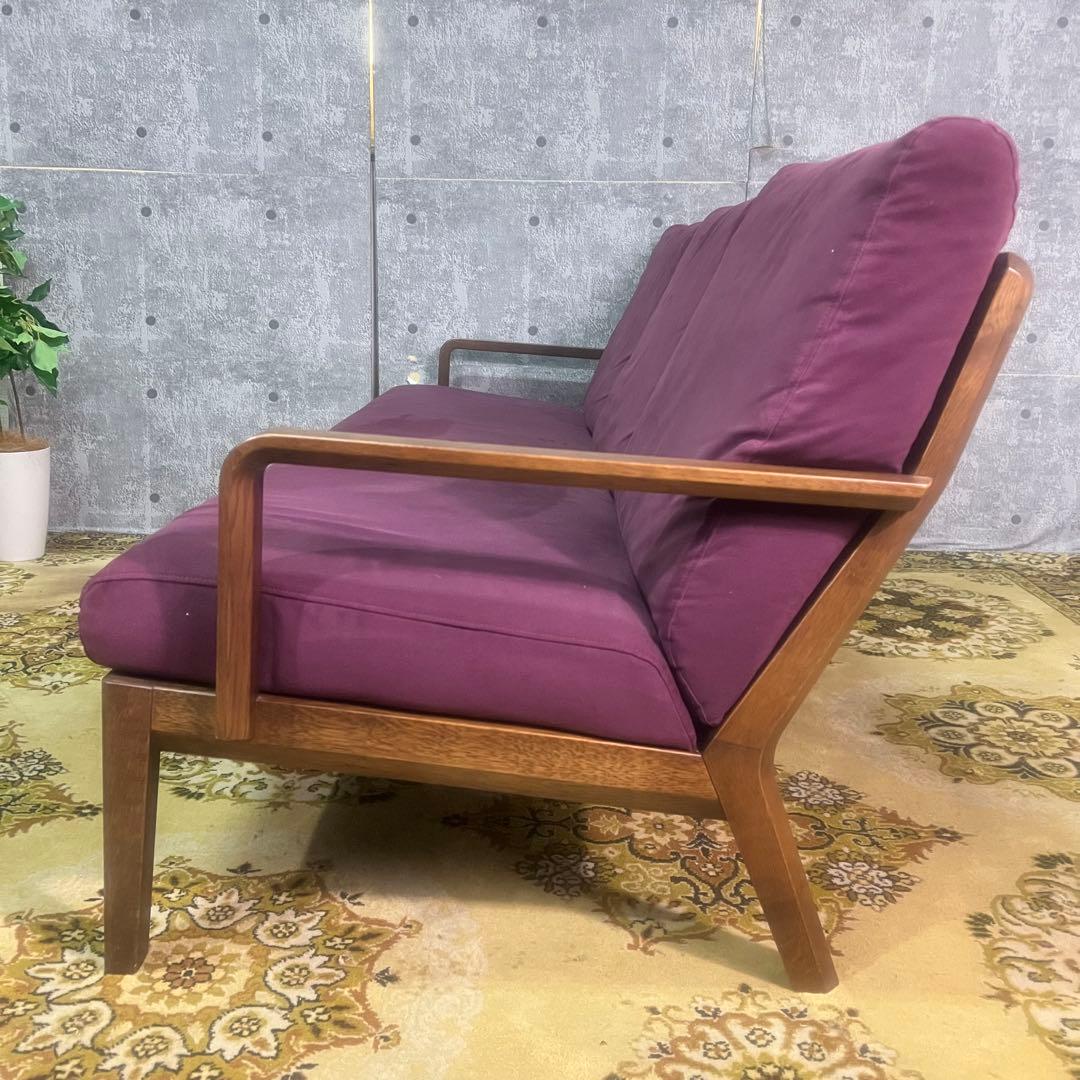 ꧁カリモク家具 karimoku꧂WU4503 3人掛けスエードソファ ラムース