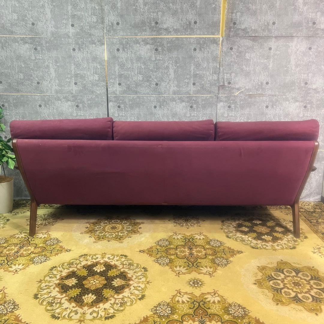 ꧁カリモク家具 karimoku꧂WU4503 3人掛けスエードソファ ラムース