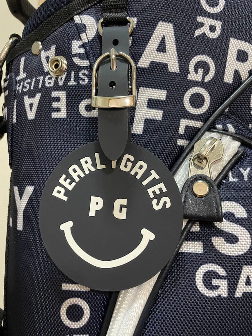 PEARLY GATES スタンド式 ゴルフバッグ キャディバッグ ネイビー