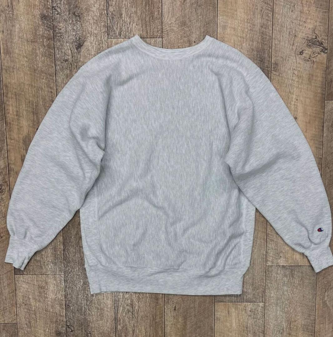 90'S CHAMPION 刺繍タグ リバースウィーブ 無地 胸目無しXXL