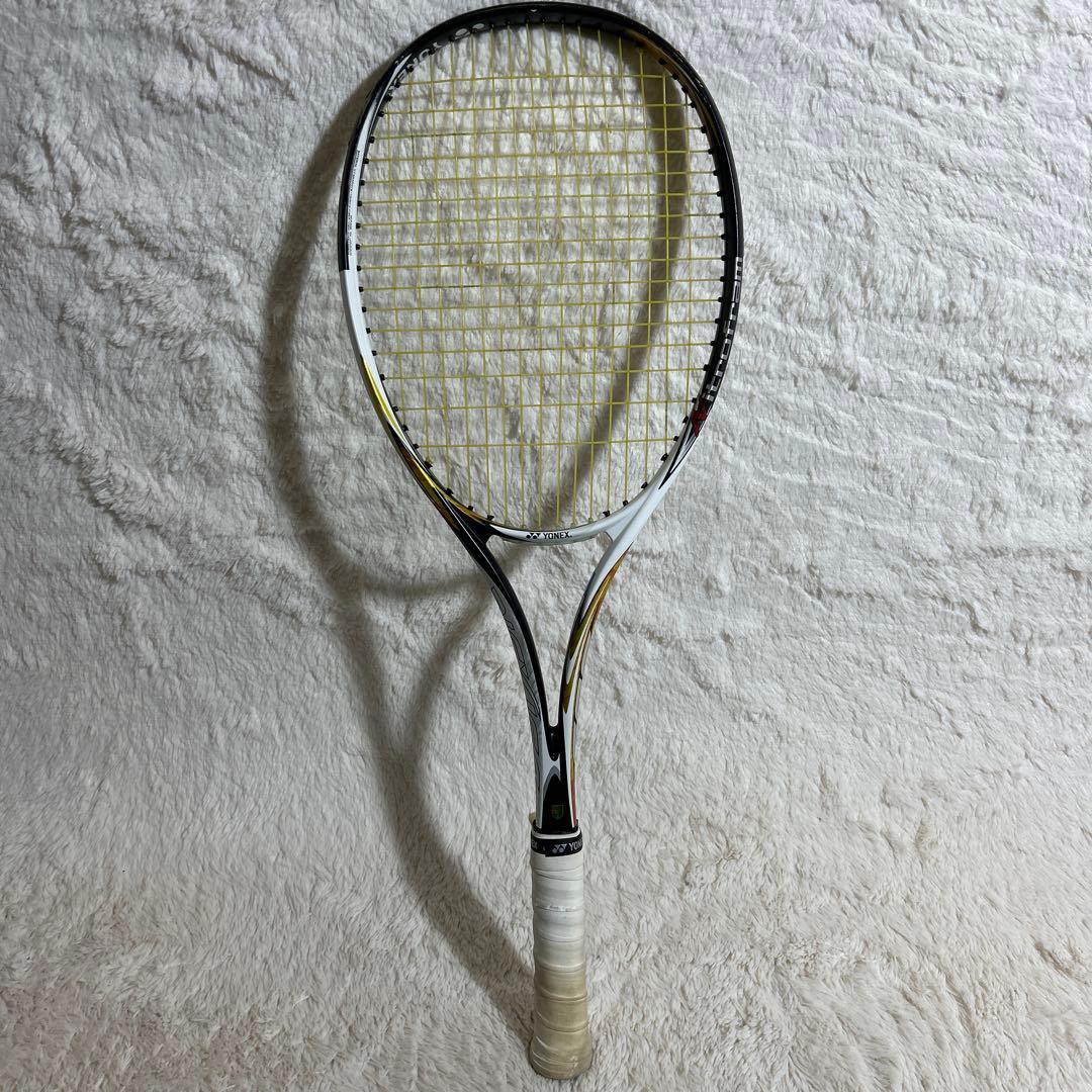【美品】ネクシーガ50sシャインイエロー 軟式 テニスラケット