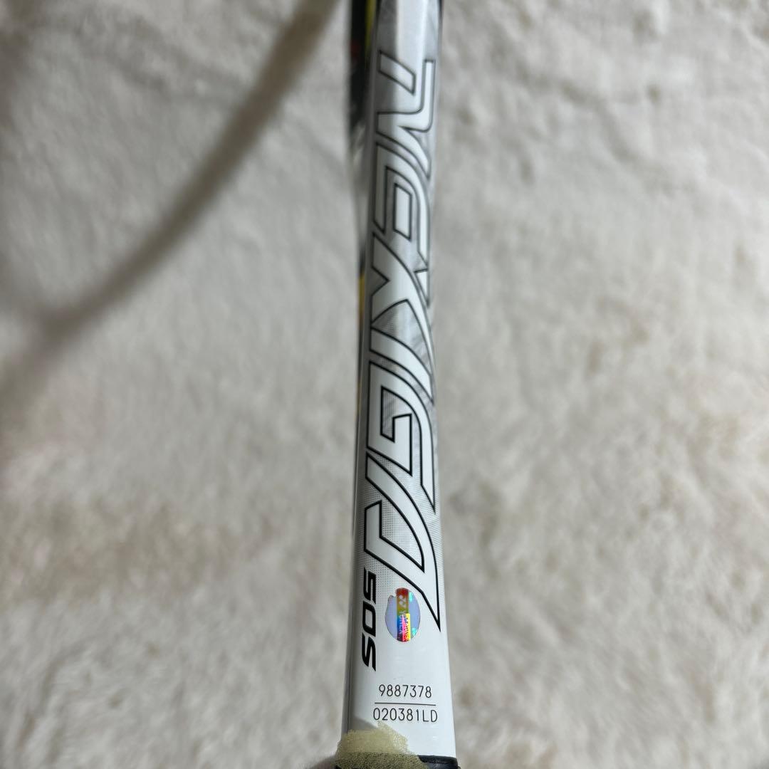 【美品】ネクシーガ50sシャインイエロー 軟式 テニスラケット