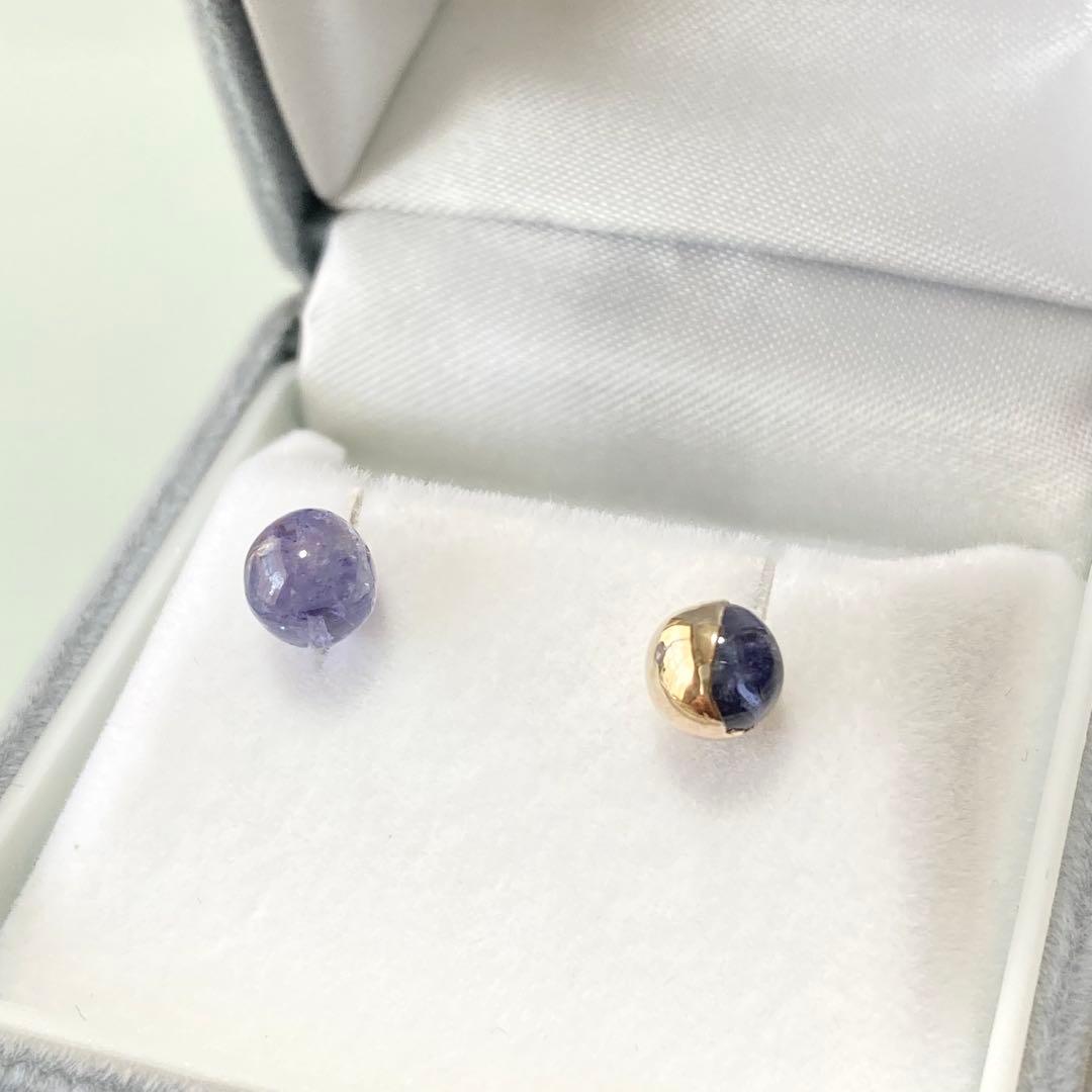 UNITED ARROWS別注 PREEK ブルーゾイサイト ピアス