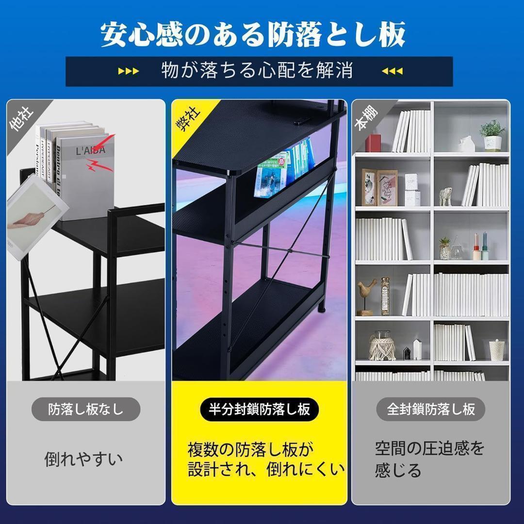 【M3098-160-118】ゲーミングデスク パソコンデスク L字　110㎝