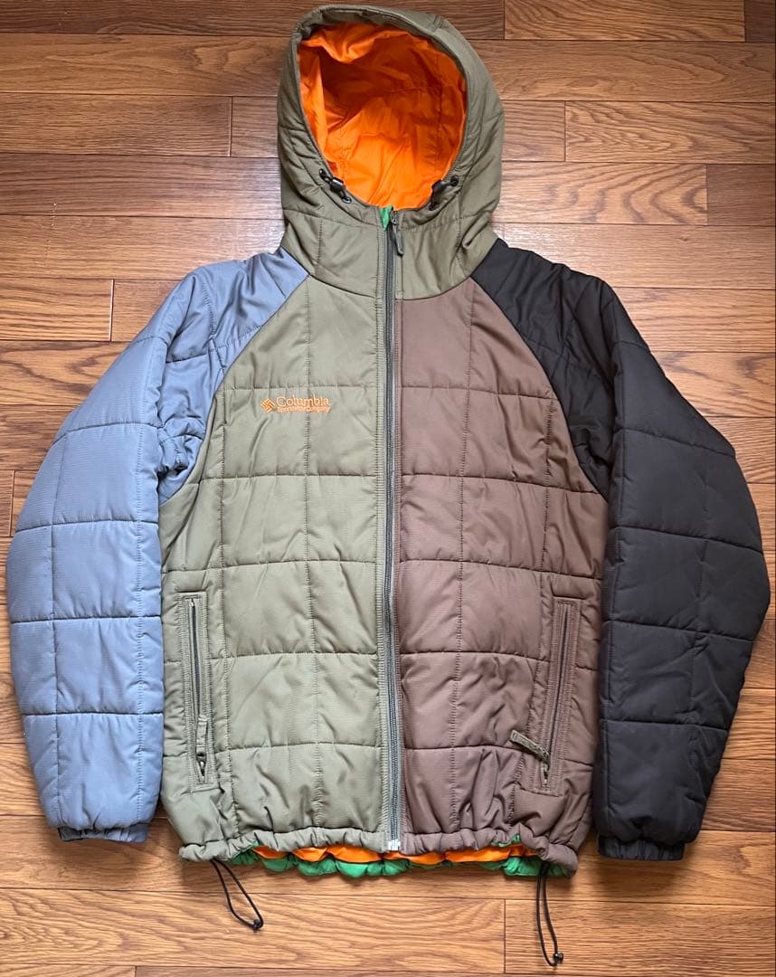 00s Columbia hooded puffer jacket - メルカリ