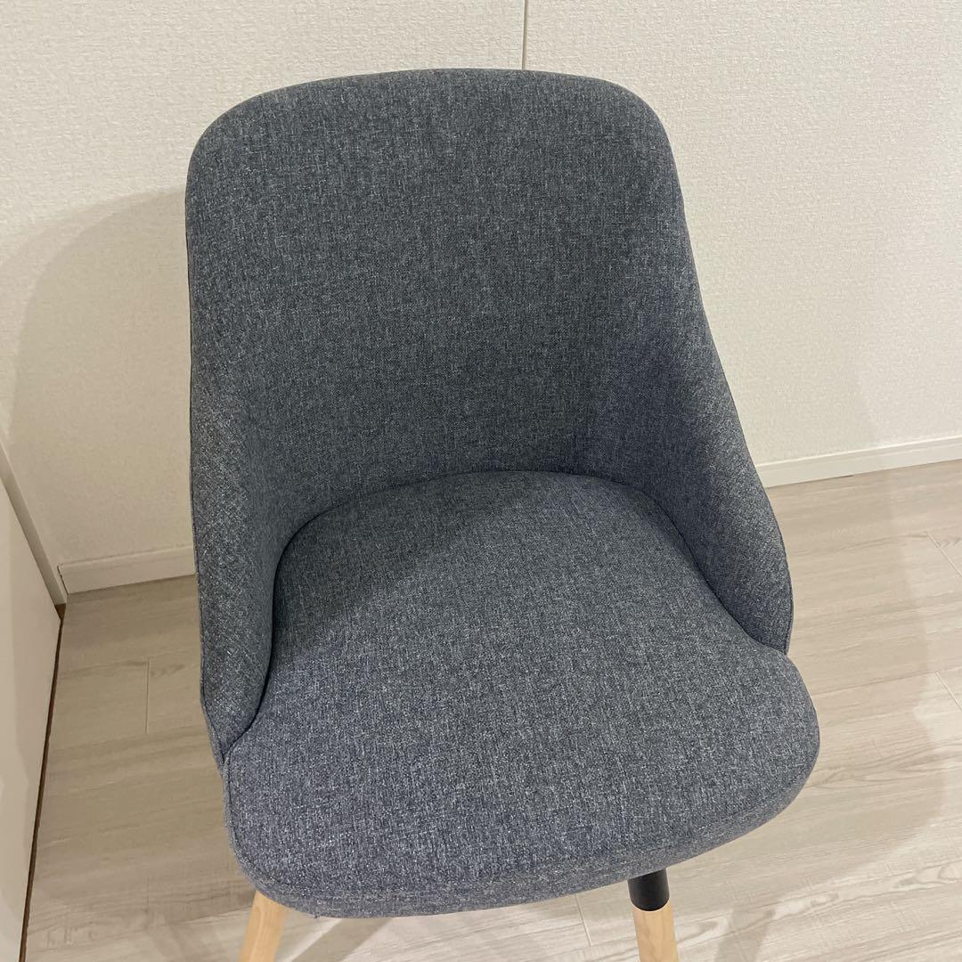 ikea JANOLOF ヤンオロフ 回転ダイニングチェア ライトグレー - メルカリ