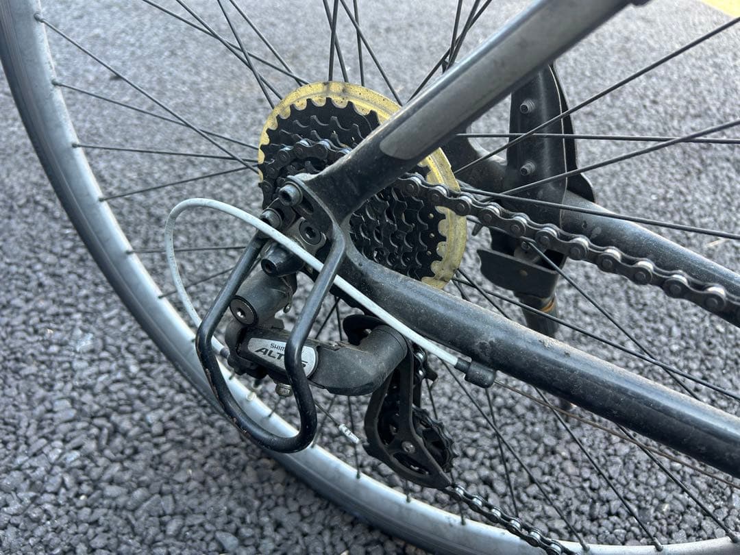 【手渡し限定】Precision クロスバイク Sports ブラック ポンプ付