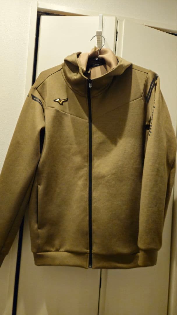 ミズノプロ カーキ　パーカー　上下セット　セットアップ　Oサイズ
