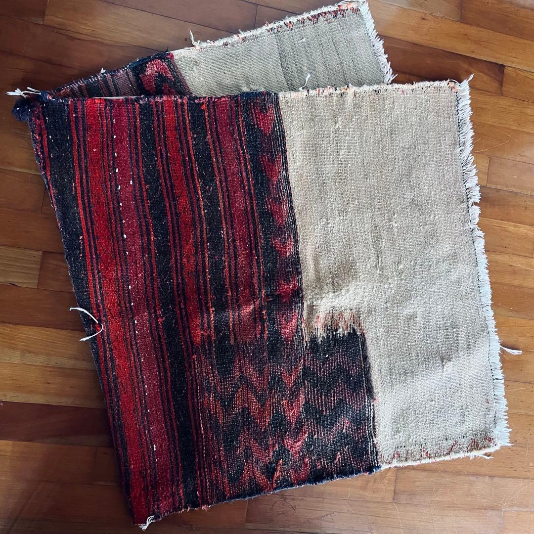 手織りアンティーク絨毯 トライバルラグ ヴィンテージ ギャッベ キリム 一点物
