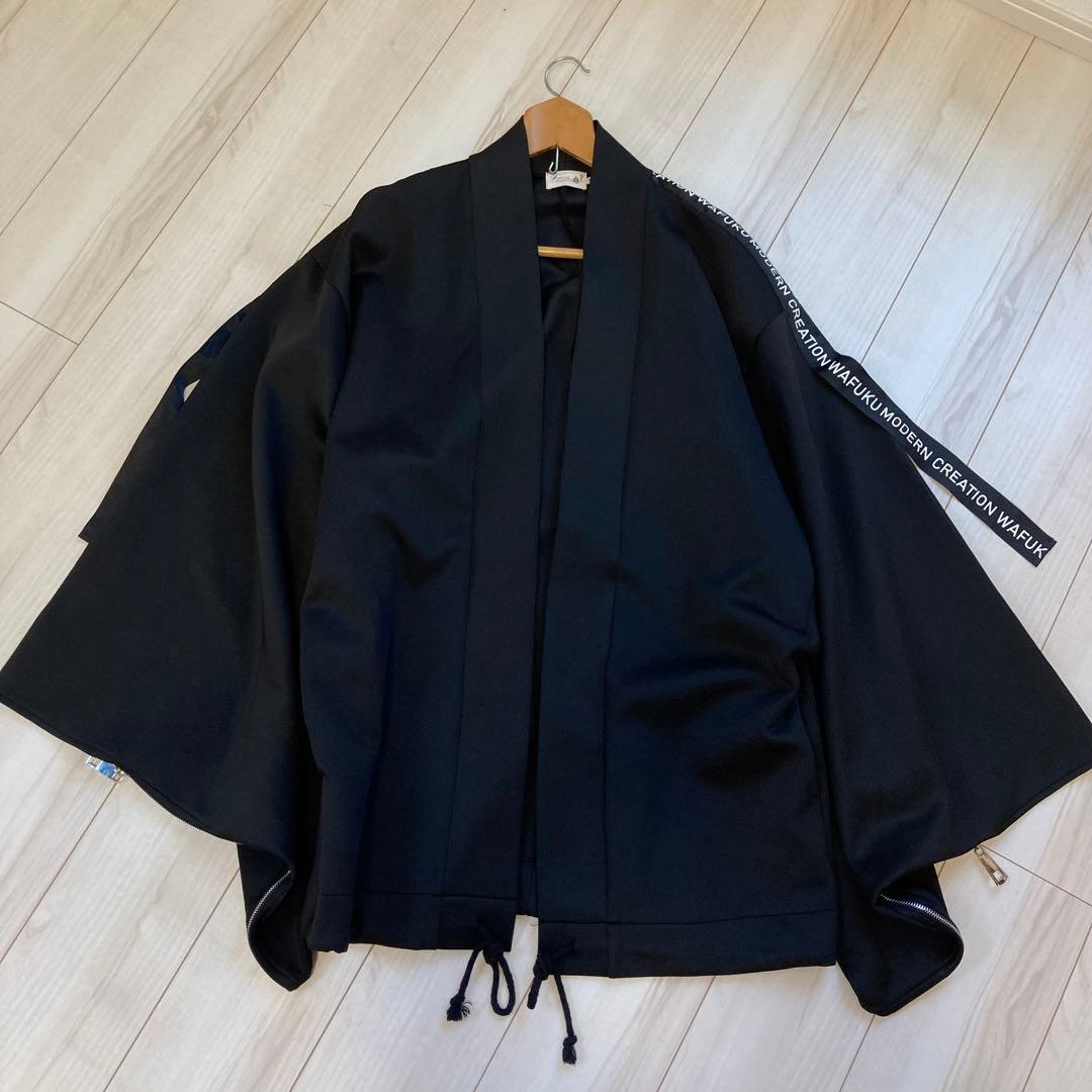 Favorite 花月さんDesign着物袖の羽織風ユニセックスジャージ