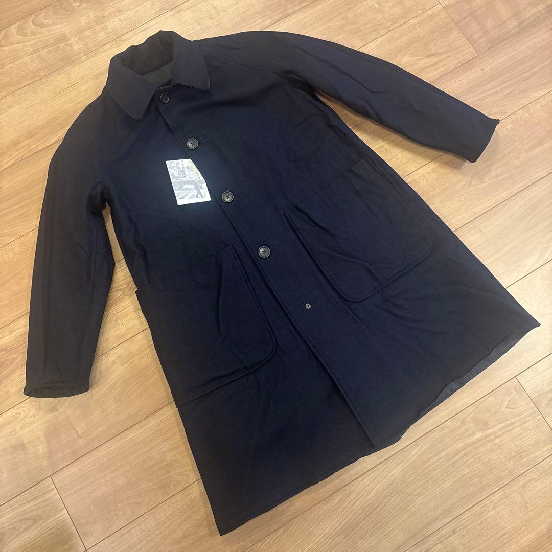【新品】 ENGINEEREDGARMENTS リバーシブルコート ネイビーXS