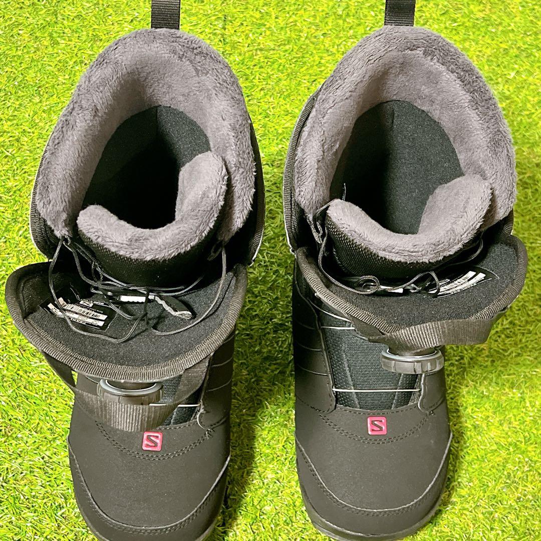 ★極美品 サロモン スノーボード ブーツ PEARL BOA 24.5cm 黒