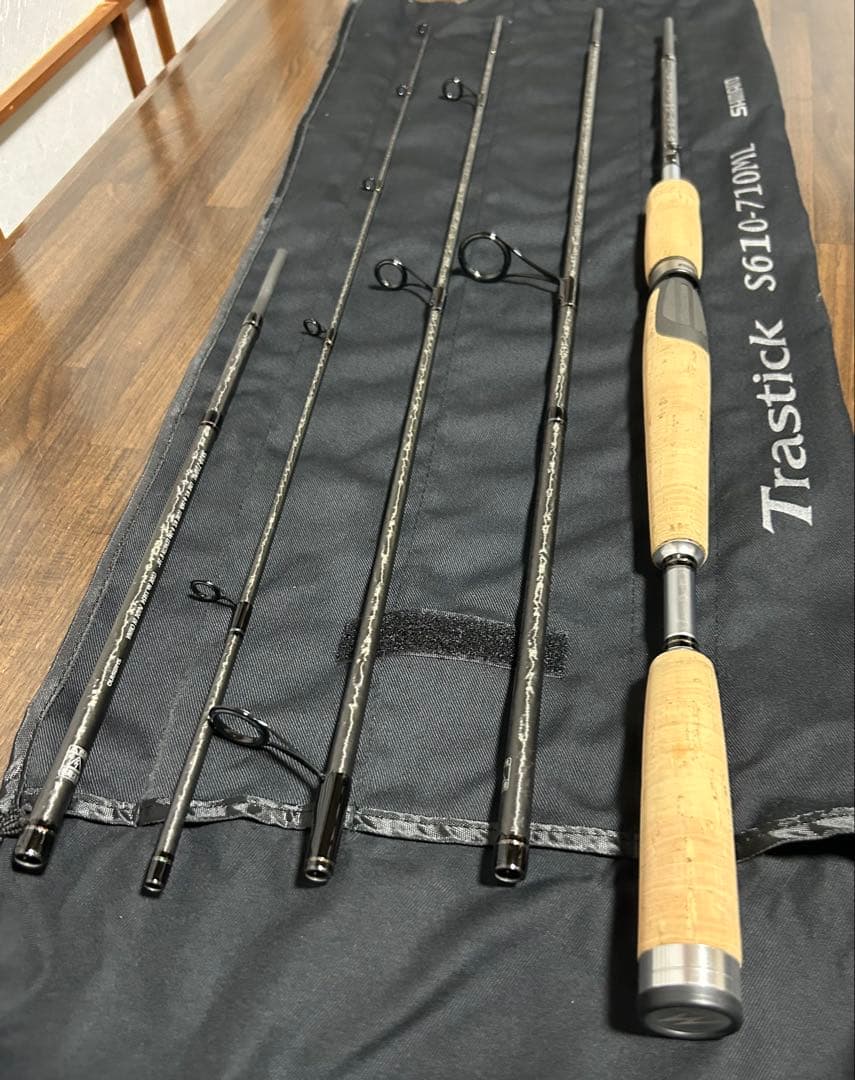 ラ*イ様 【極美品】シマノ トラスティック S610-710ML パックロッド