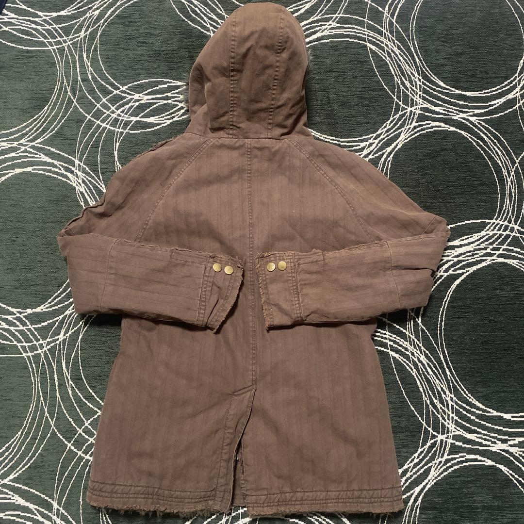 In the attic 00s fur mods coat y2k emo