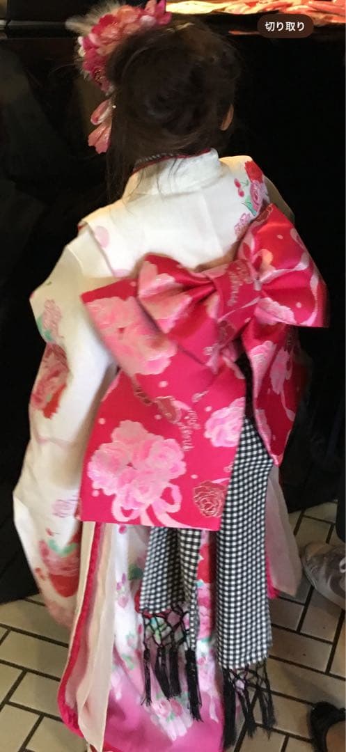 メゾピアノ七五三お着物帯髪飾りフルセット7歳着物女の子7歳セレモニー